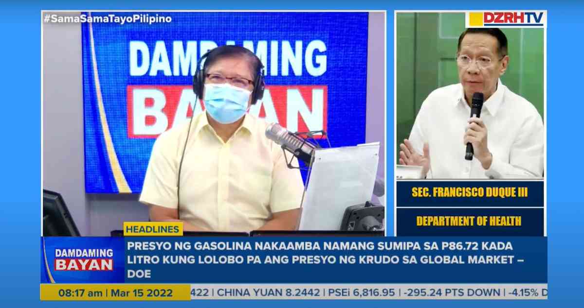 Duque allays fears on 'Deltacron' variant