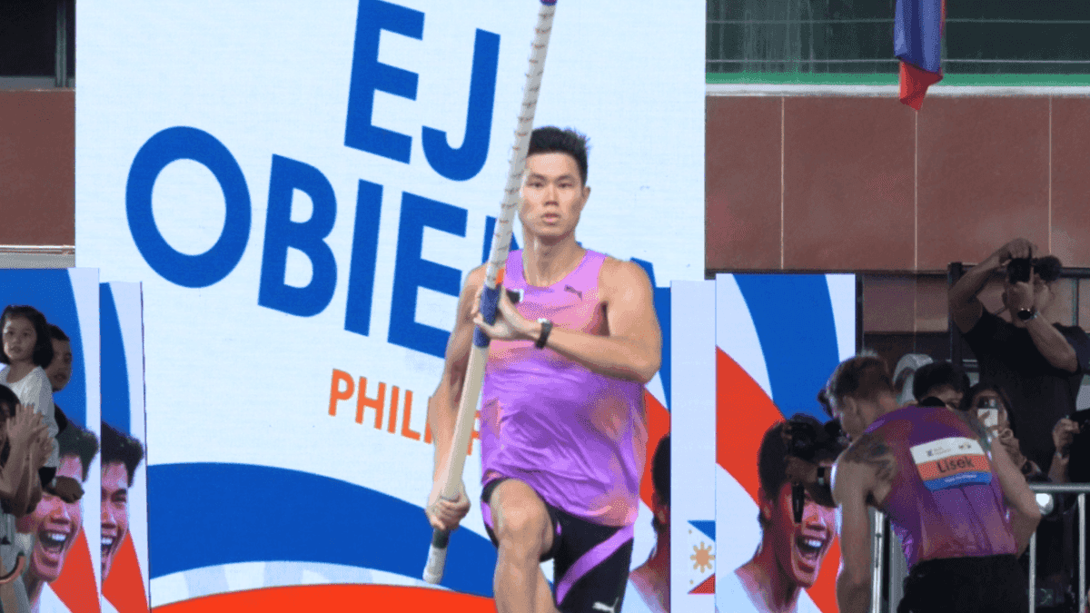 EJ Obiena claims gold in first PH World Pole Vault challenge
