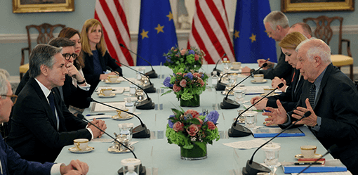 EU's Borrell, in Washington, says outcome of Ukraine war will be decided this spring and summer