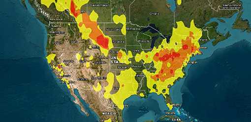 Extreme heat radiates around the globe, as U.S., China enter climate talks