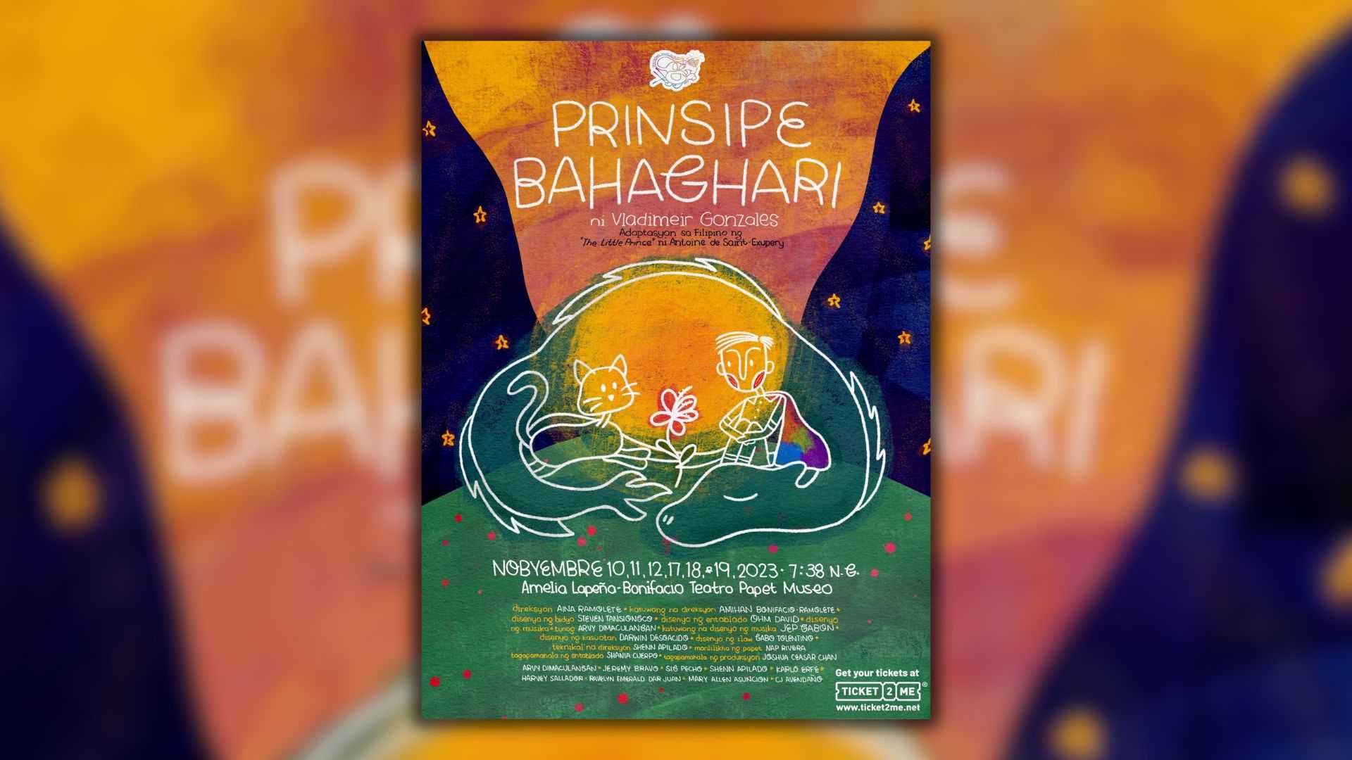 Filipino puppet adaptation of ‘The Little Prince’ comes in November
