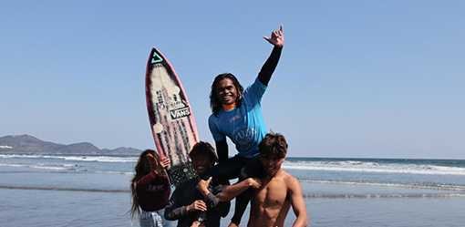 Filipino surfer tops Japan tournament
