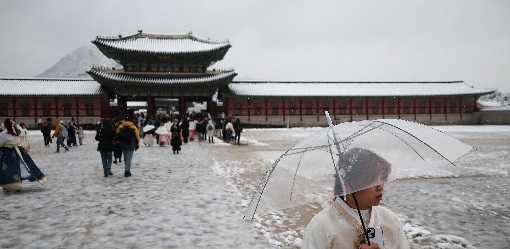 Flights grounded, power cut as record November snowfall hits Seoul