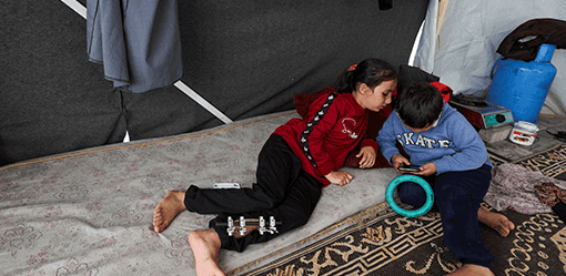 Gaza's children mourn parents killed by Israeli bombardment