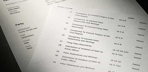 Georgia court acknowledges early release of Trump document on website