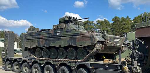 Germany and U.S. agree to send combat vehicles to Ukraine