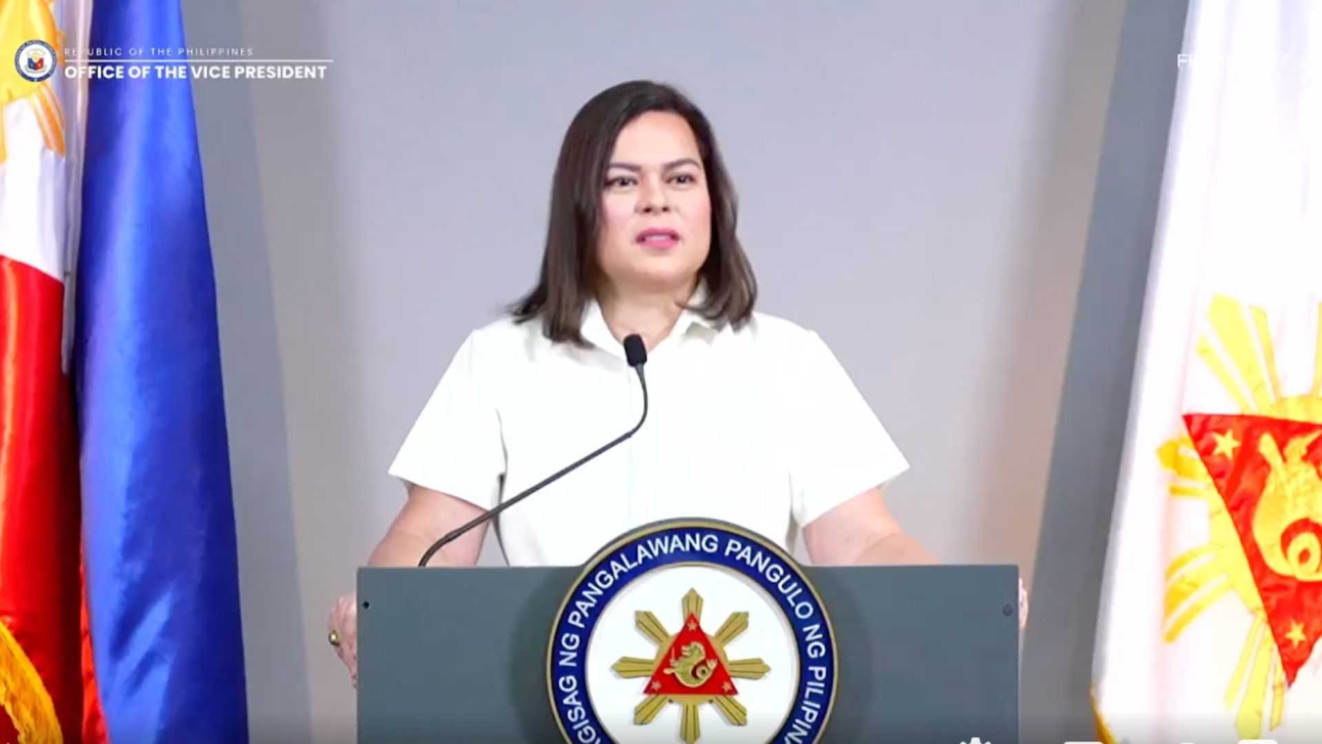 VP Sara on her impeachment: "God save the Philippines"