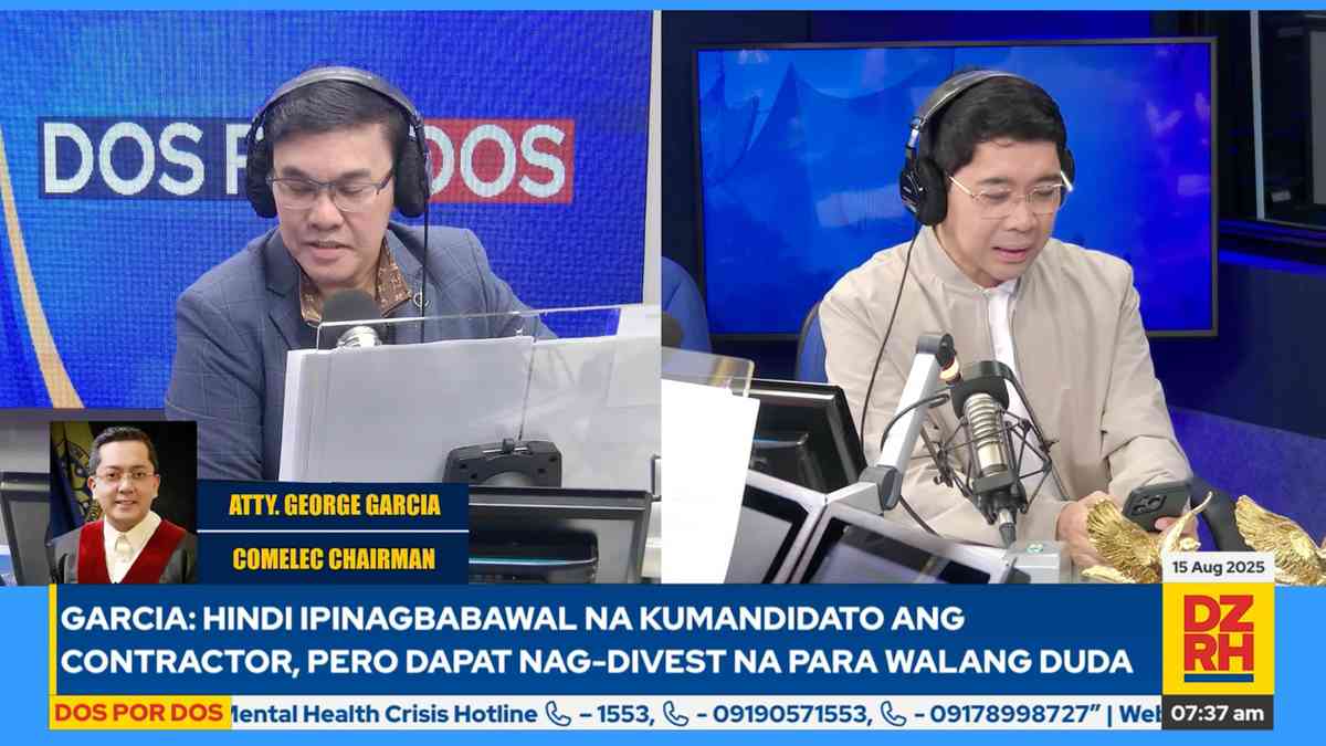 COMELEC clarifies ban on political donations from government contractors