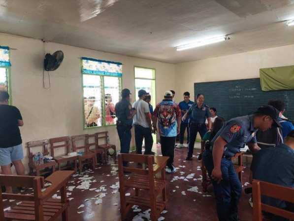 Group barges in, tears down ballots in 2 precincts in Puerto Princesa - Comelec