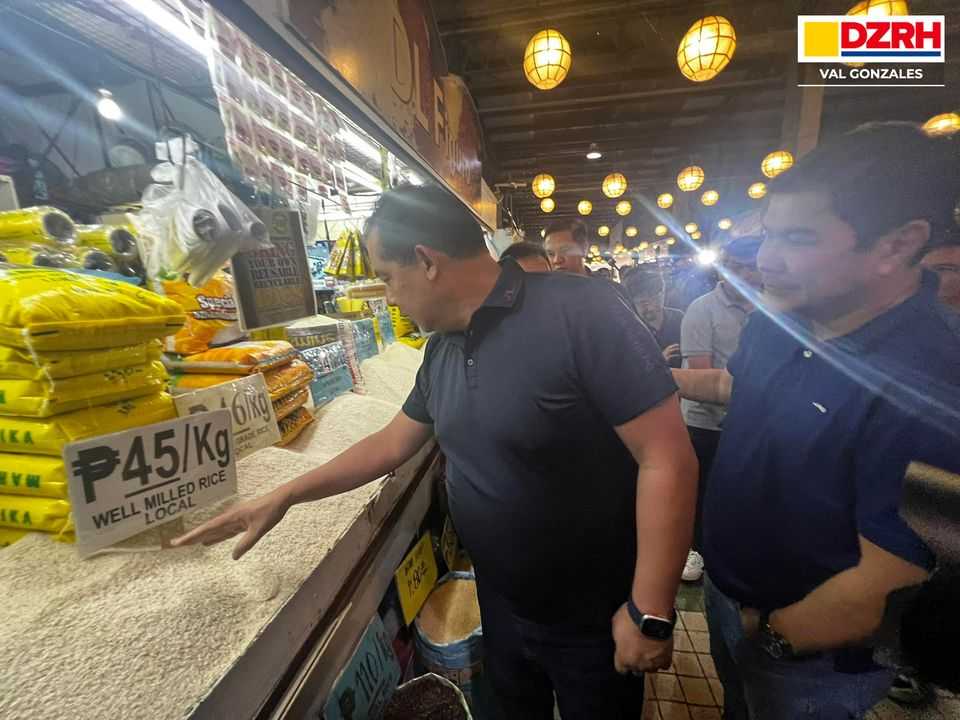 House Speaker Romualdez, Cong. Erwin Tulfo conduct inspection at Farmer's Market
