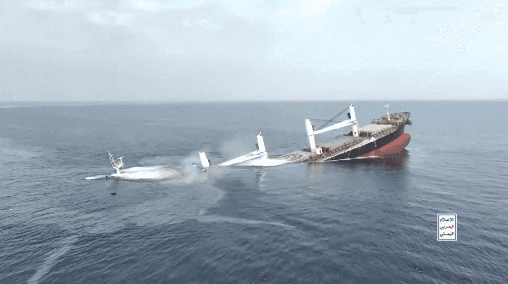 Houthis say they hold 10 crew from Greek-operated ship they sank off Yemen