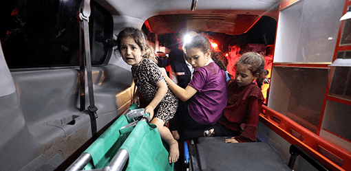Hundreds said killed in Gaza hospital blast, protests erupt