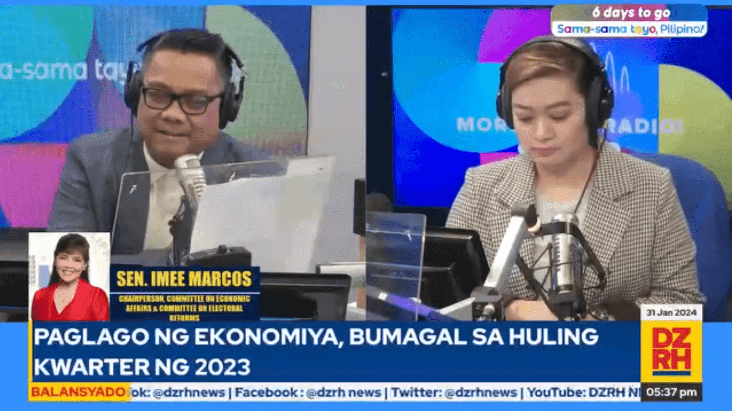 'Di naman matatalo si VP': Imee tells 'ambitious' politician amid PI controversy