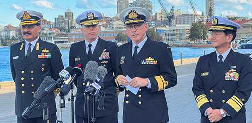 India, Japan, US, Australia hold first Malabar naval exercise off Australia