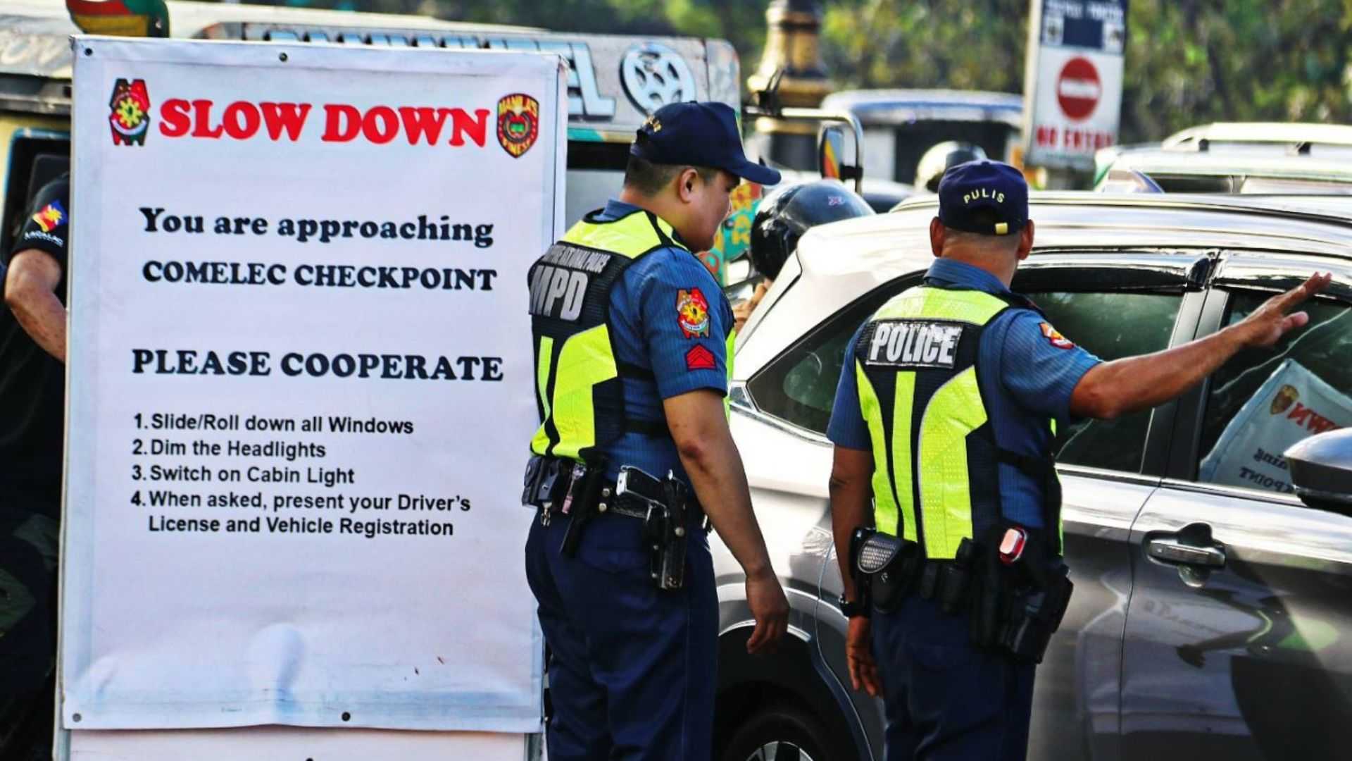 Intensified security operations in PH begin as election period nears