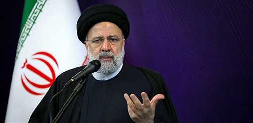 Iran's Raisi promises to pursue crackdown on protesters; cleric critical of execution