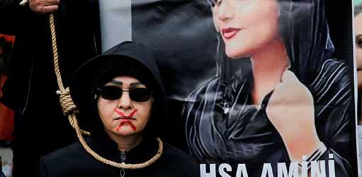 Iran's security forces out in force a year after Mahsa Amini's death