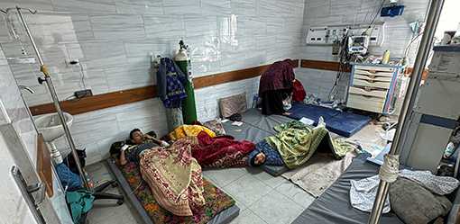 Israeli army leaves north Gaza hospital, detains medics, says health ministry