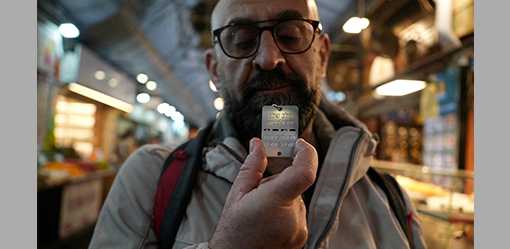 Israelis wear dog tags in solidarity with hostages and each other