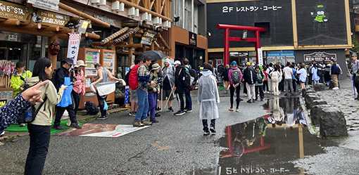 Japan says swarms of tourists defiling sacred Mt Fuji