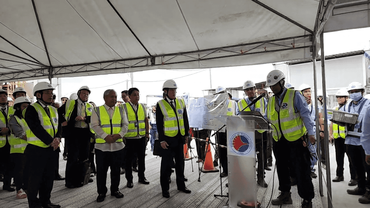 Japanese PM Kishida visits Metro Manila subway project