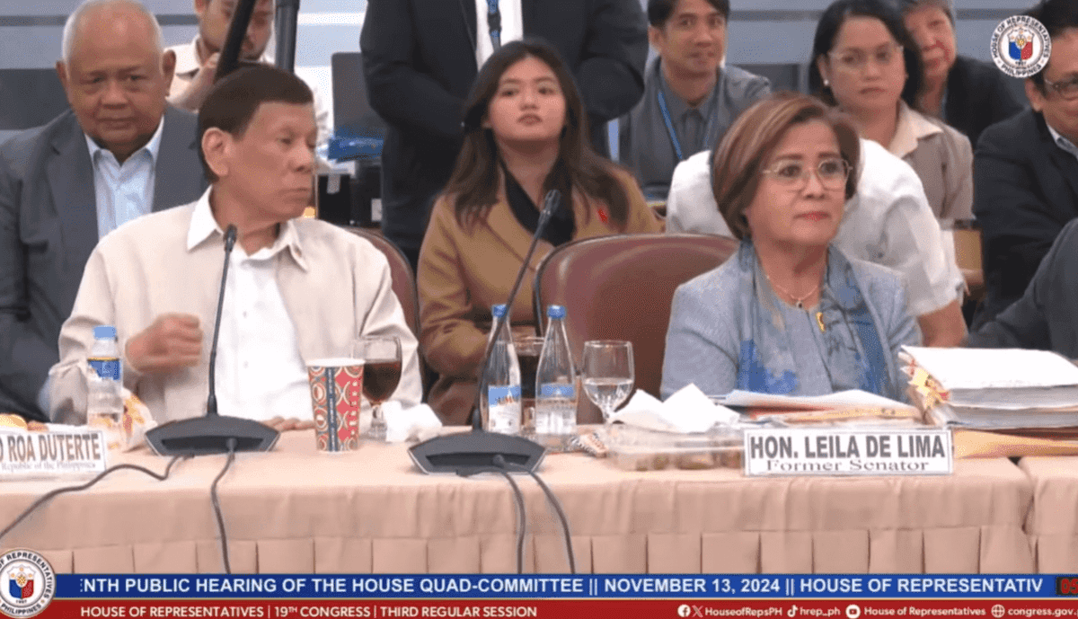 'Kaduwagan,' says De Lima on Duterte's threatened punch