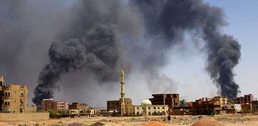 Khartoum under bombardment as Sudan's rivals talk