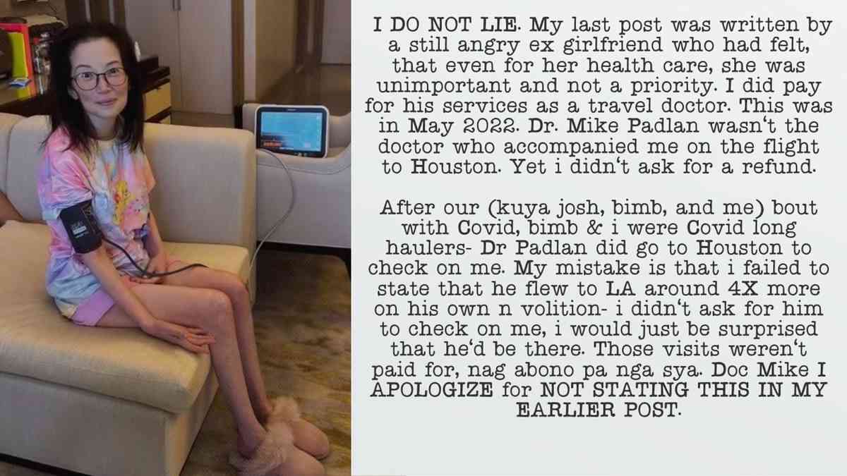 Kris Aquino offers apologies to ex-boyfriend, family