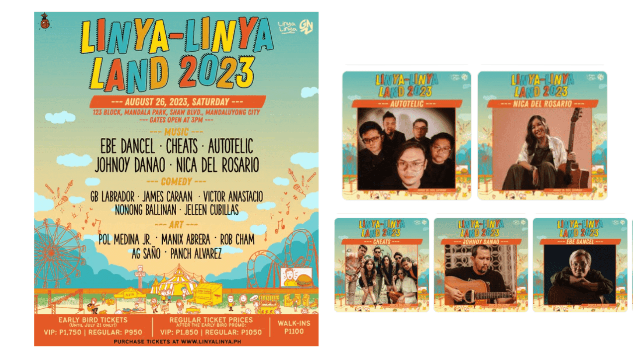 Linya-Linya unveils line-up for upcoming festival 'Linya-Linya Land'