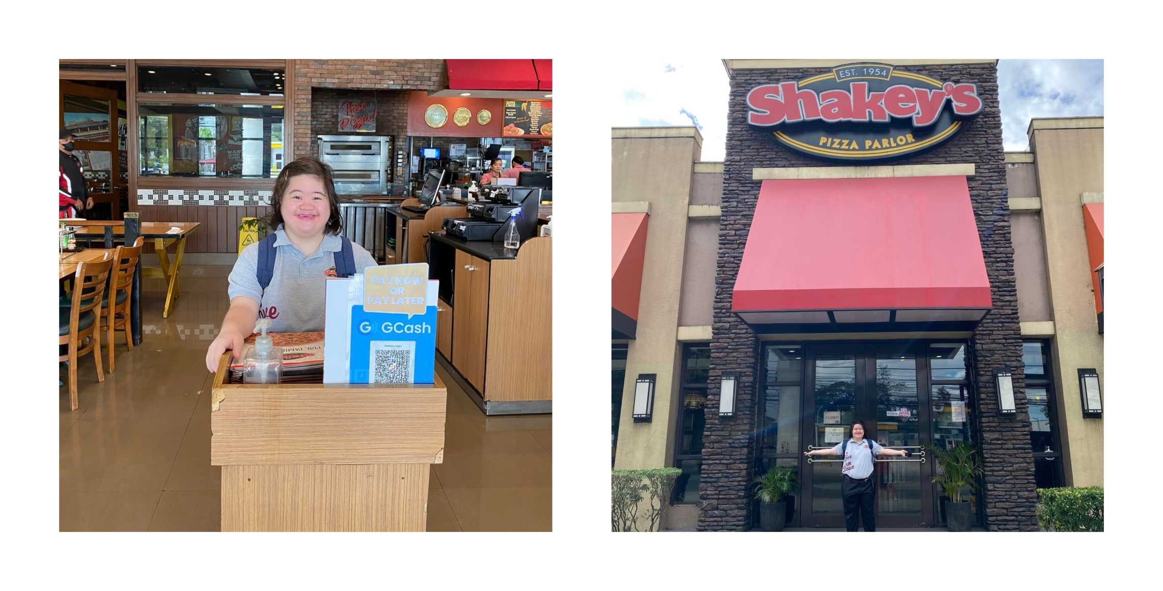 Love 'Em Down: Kids with special needs are ready to serve you in this pizza parlor!