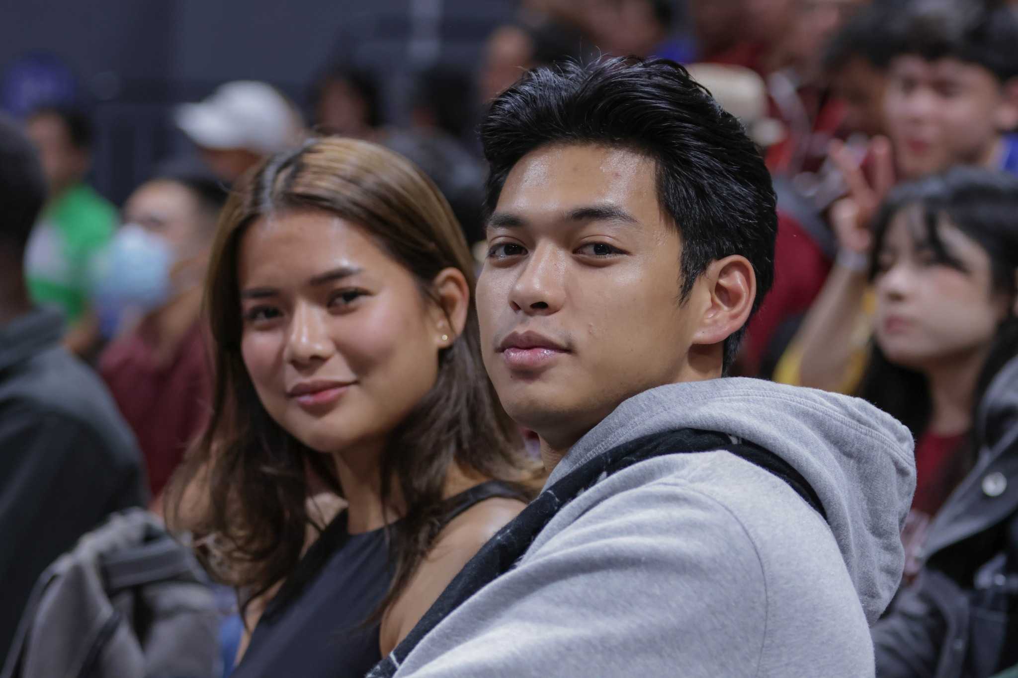 LOOK: Ricci Rivero, Leren Mae Bautista watch UAAP game together