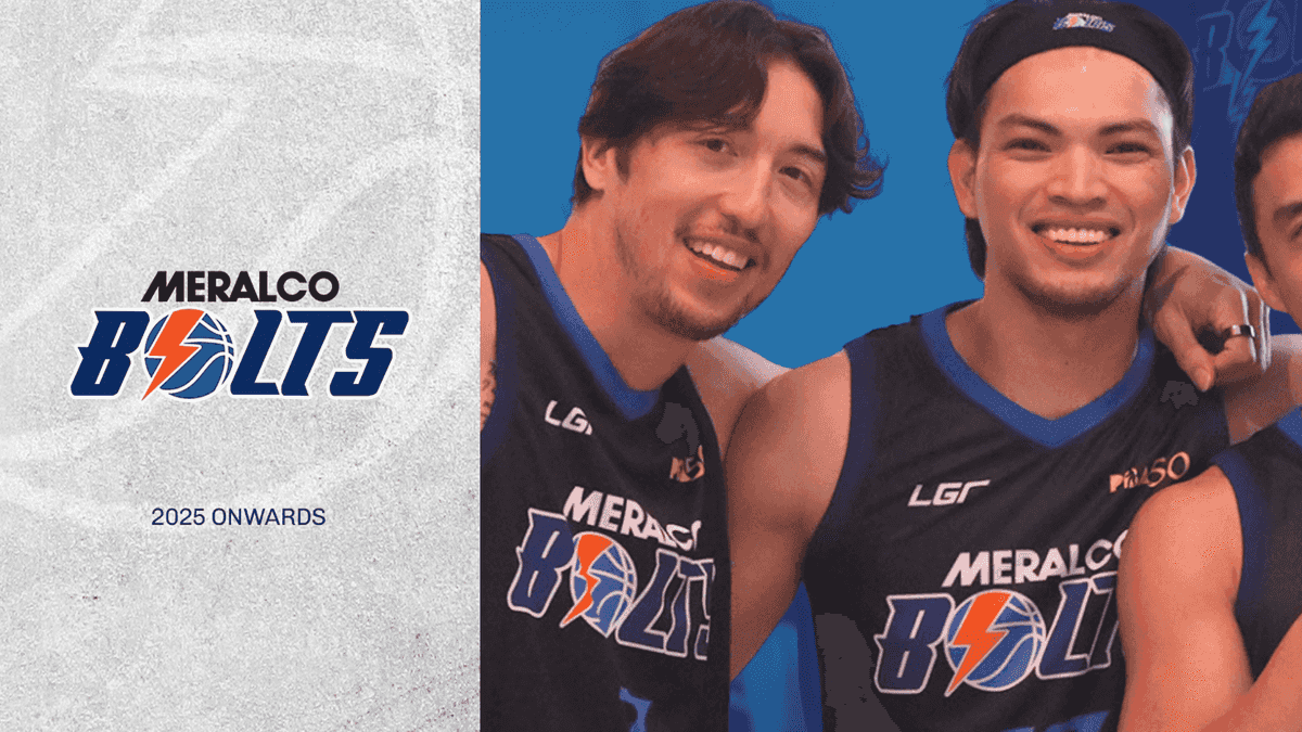 LOOK: Meralco Bolts unveil new logo, eye redemption in 15th PBA season