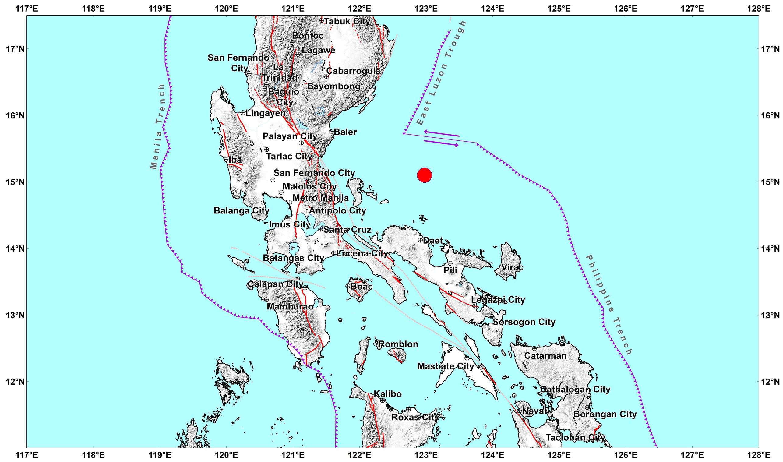 Magnitude 4.4 quake strikes Tinaga Island, Camarines Norte