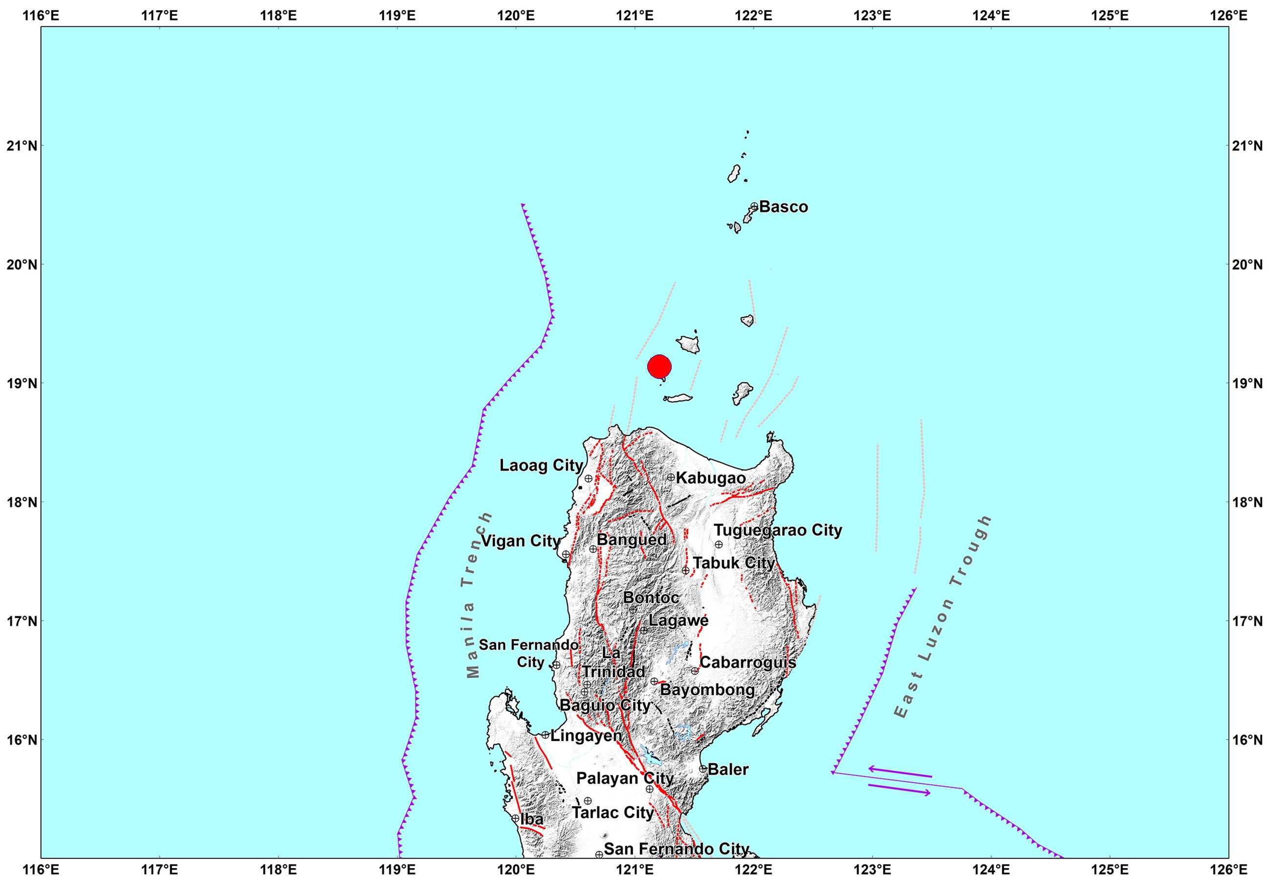 Magnitude 4.5 quake hits near Dalupiri Island