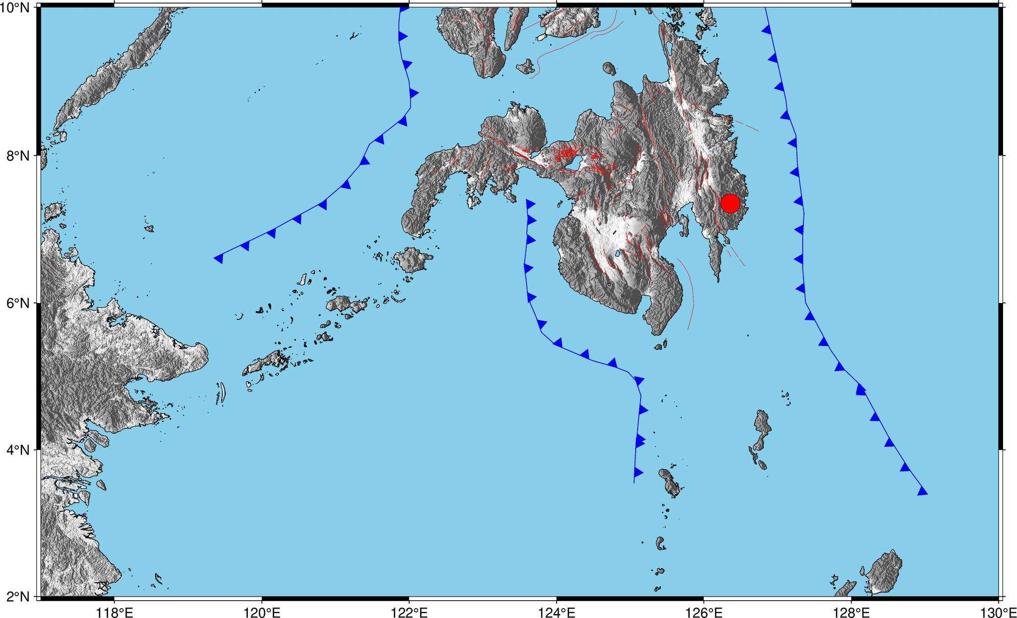 Magnitude 5 quake jolts Caraga, Davao Oriental