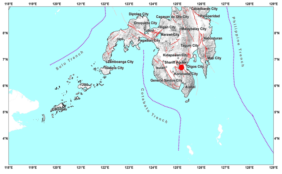 Magnitude 5.0 quake strikes Matanao, Davao del Sur