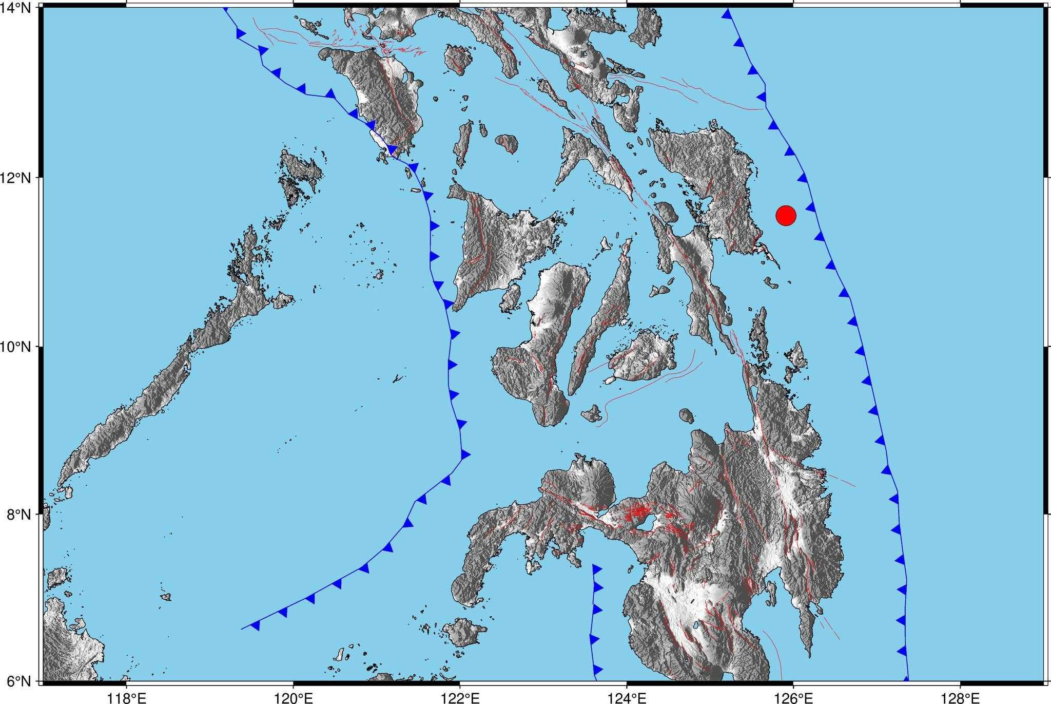 Magnitude 5.5 quake hits Hernani, Eastern Samar