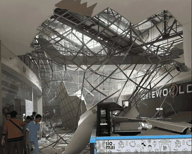 Magnitude 6.8 quake leaves damages in GenSan Malls