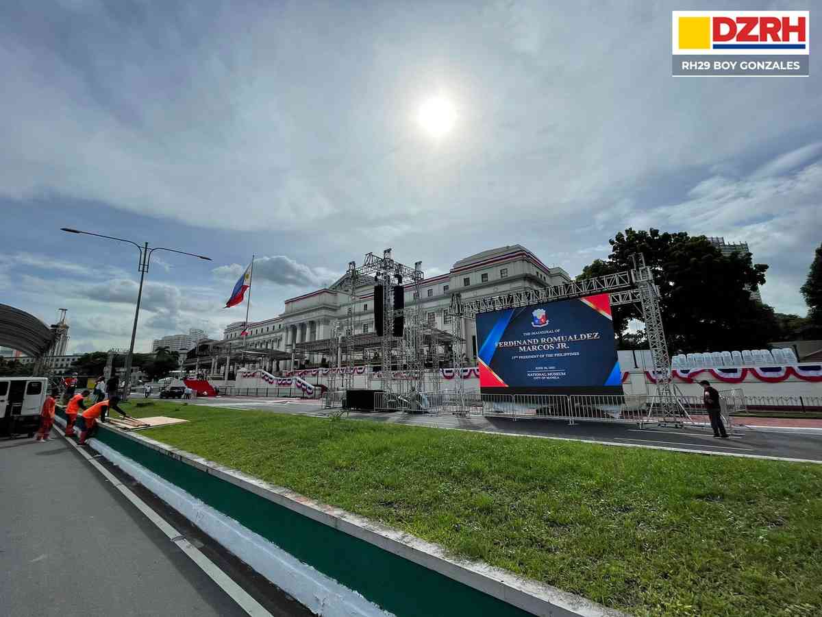 Marcos inauguration to move inside if National Museum if rain persists — organizer