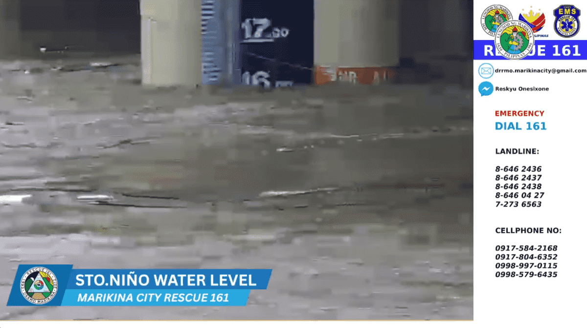 Marikina River hits 2nd alarm due to habagat