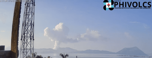Minor phreatic eruption captured at Taal — PHIVOLCS