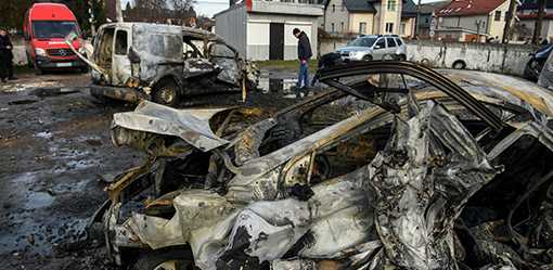 Missile strikes in Ukraine show Putin 'must be stopped,' Biden says