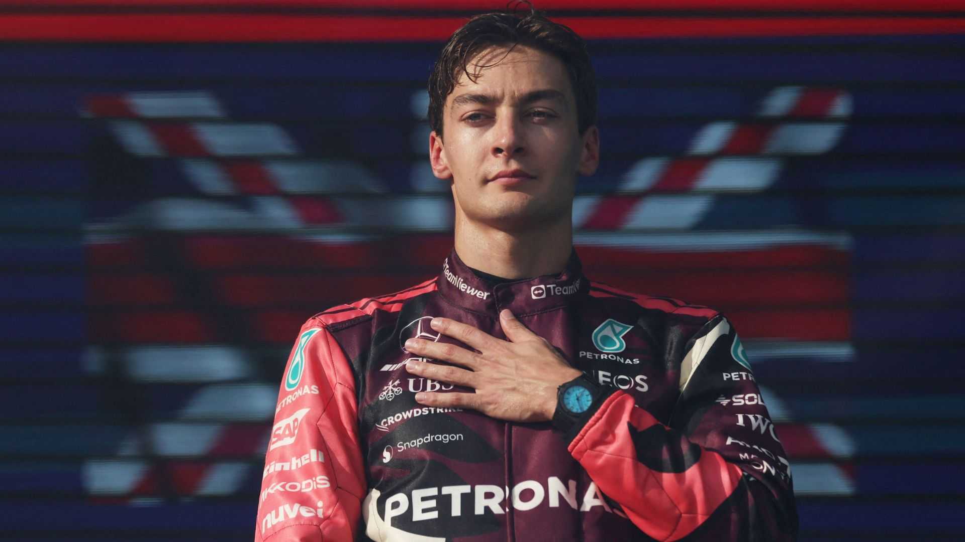 Motor racing-Russell keeps third place after Red Bull protest rejected