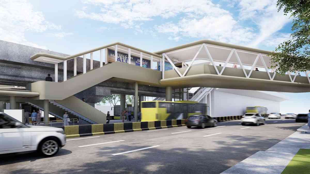 ‘Mt. Kamuning’ no more: DOTr begins construction of new Kamuning footbridge