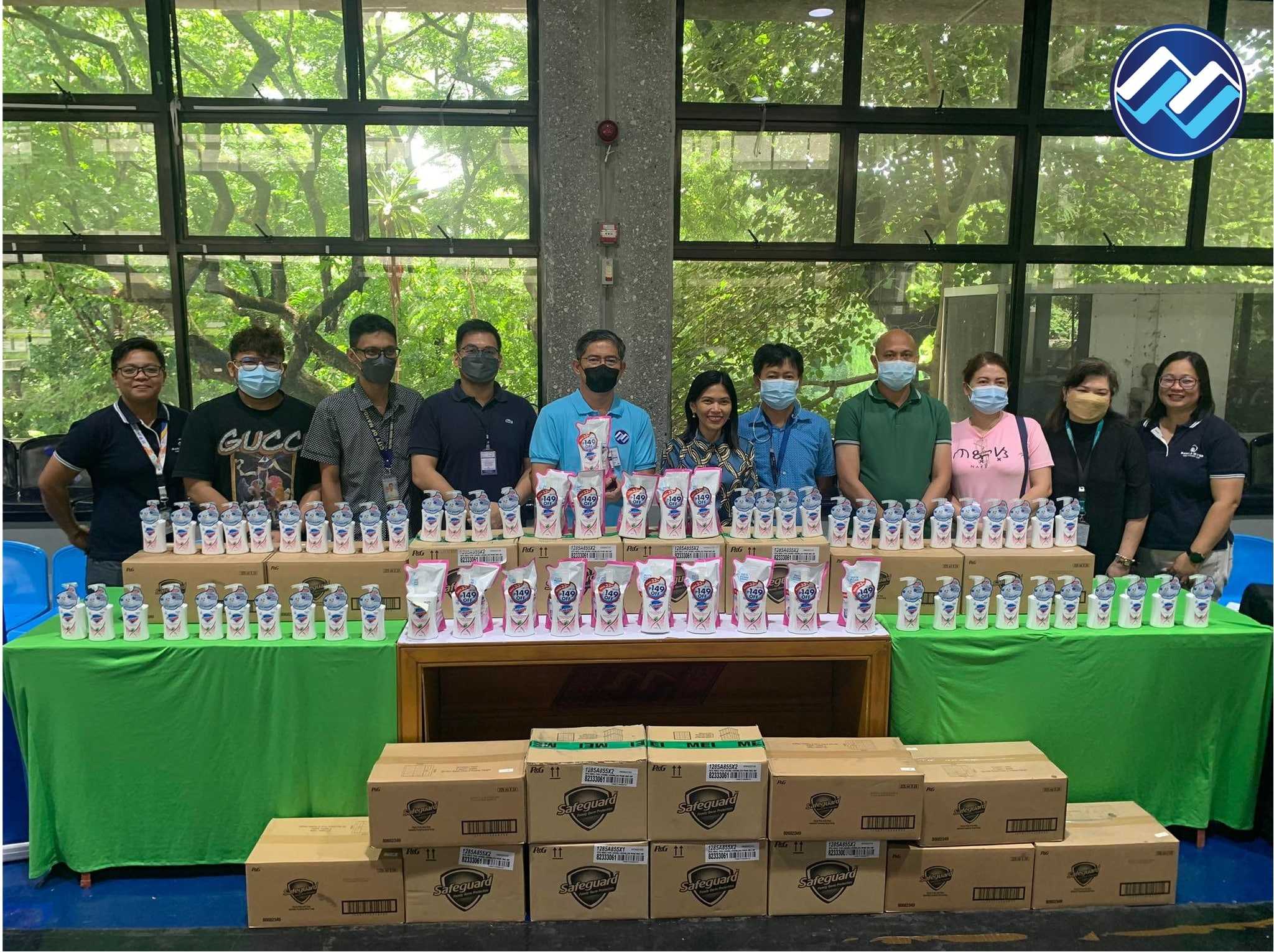 MWSS donates hand soaps for healthcare industry