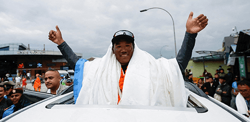 Nepali sherpa with record Everest summits behind him says he'll keep climbing