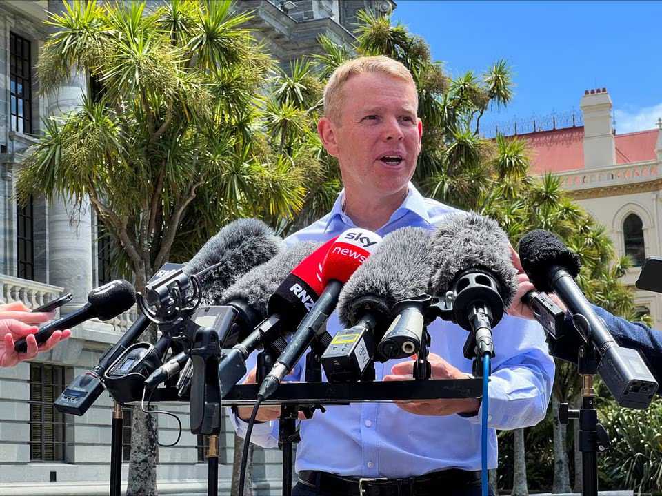 New Zealand chooses 'Chippy' Hipkins to replace charismatic Ardern