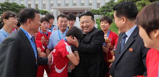 North Korea's Kim lauds U-20 women's soccer World Cup victory