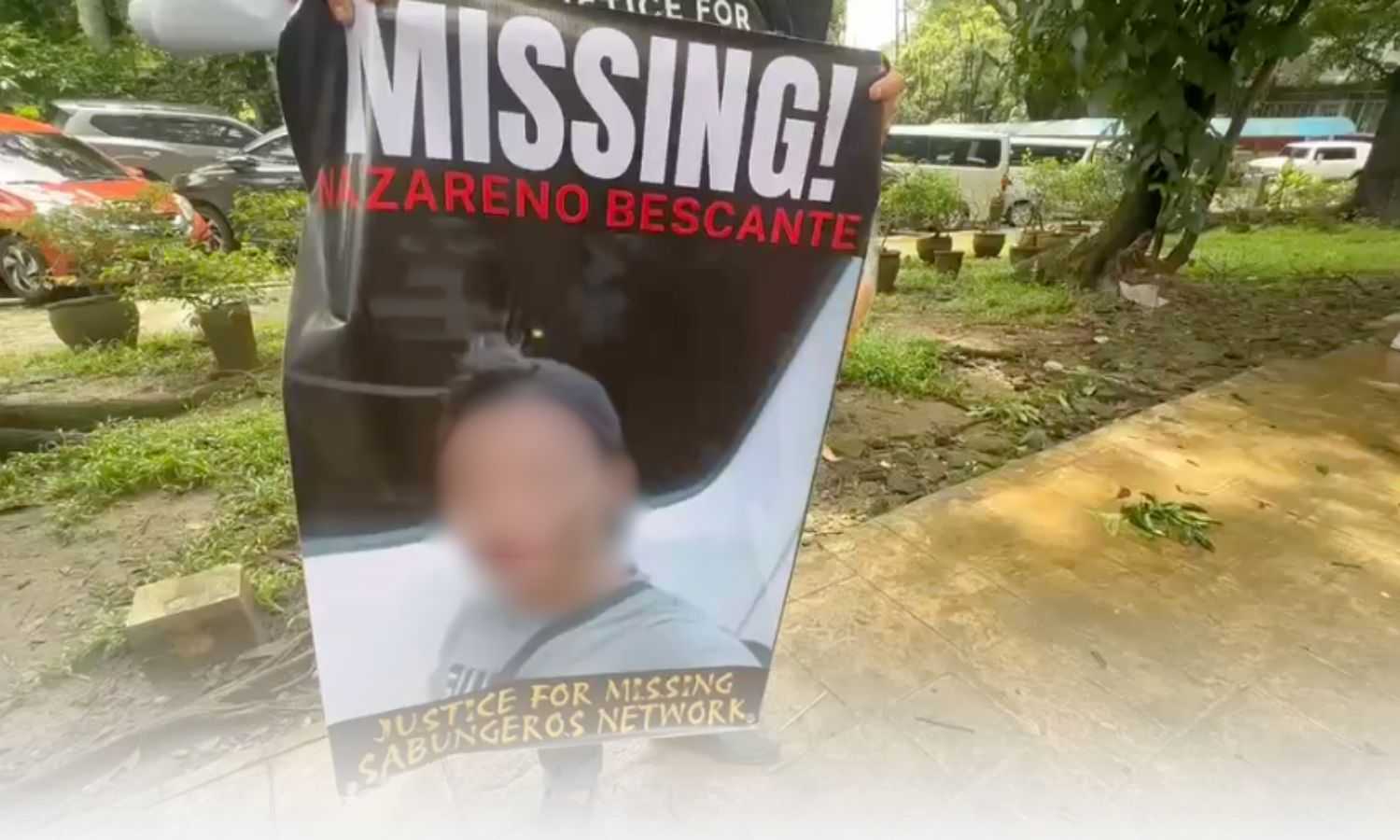 Families, supporters of 'missing sabungeros’ hold protest at CHR; seeks justice and accountability