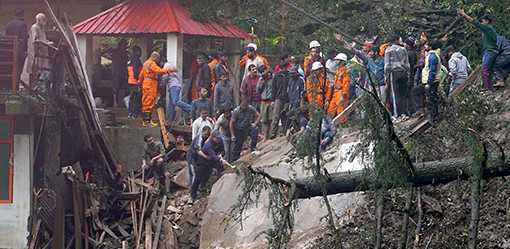 Over 50 killed in Indian Himalayas as rain triggers landslides